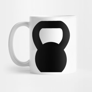 Kettlebell WOD Black Large Mug